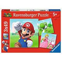 Kliknite za detalje - Slagalice 3x49 delova Super Mario Ravensburger 05689