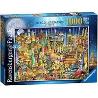 Kliknite za detalje - Ravensburger Puzzle 1000 delova - Najveće svetske znamenitosti noću19843