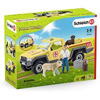 Schleich Figure Domaće životinje - Vetrinar posećuje farmu 42503