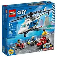 Kliknite za detalje - LEGO® City Kocke - Policija - Helikopterska potera 60243