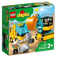 LEGO Duplo Kocke - Kamion i bager 10931