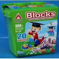 Kliknite za detalje - Dečije kocke Plastične kocke u kutiji 20 kom. 876007