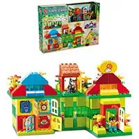 Kliknite za detalje - Smoneo 55008 Dečije kocke Plastične kocke KUĆA 175 kom. 876008