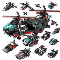 Kliknite za detalje - Lele Brother Dečije kocke Plastične kocke HELIKOPTER 876015