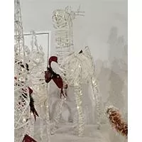 Kliknite za detalje - LED Svetleći Jelen Holey 70 cm
