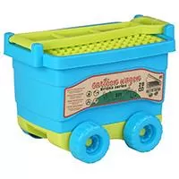 Kliknite za detalje - Gyoby Toys Dečije kocke Plastične kocke PLAVA KOLICA 20 delova 876022