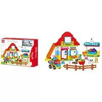 Kliknite za detalje - Dečije kocke Plastične kocke FARMA Životinje 85 delova 876035