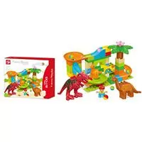 Kliknite za detalje - Dečije kocke Plastične kocke DINOSAURUSI 50 delova 876036