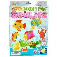 Kliknite za detalje - Set za pravljenje krede Glitter Chalk MORSKE ŽIVOTINJE 885007