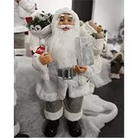 Kliknite za detalje - Deda Mraz Figura Christopher New 60 cm - White