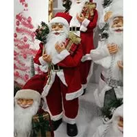 Kliknite za detalje - Deda Mraz Figura Christopher New 90 cm - Red