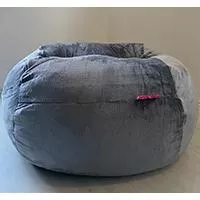 Kliknite za detalje - Lazy Bag Jumbo tamno sivi od mikrofibera