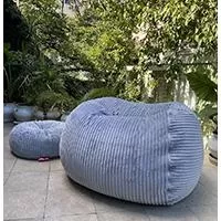Kliknite za detalje - Lazy Bag Duo od mikrofibera 2 kom - 100x50 i 70x20cm