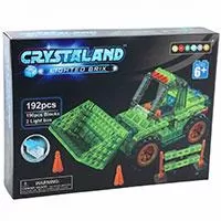 Kliknite za detalje - Crystaland prozirne kocke sa svetlom 192 kom bager