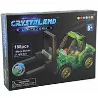 Kliknite za detalje - Crystaland prozirne kocke sa svetlom 188 kom viljuškar