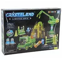 Kliknite za detalje - Crystaland prozirne kocke sa svetlom 346 kom rudnik