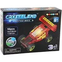 Kliknite za detalje - Crystaland prozirne kocke sa svetlom 3u1 formula 56 kocaka