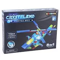 Kliknite za detalje - Crystaland prozirne kocke sa svetlom 8u1 letelice 153 kocke