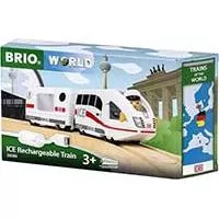 Kliknite za detalje - BRIO Igračka Voz ICE sa USB kablom za punjenje 36088