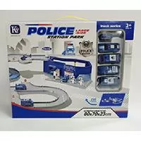 Kliknite za detalje - Igračka Staza za autiće Garaža Policijska stanica POLICIJA 861062