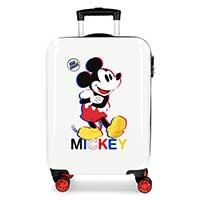 Kliknite za detalje - Disney ABS Kabinski dečiji kofer 55cm Mickey 3D white 29217