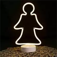 Kliknite za detalje - Svetleća LED dekoracija na baterije Anđeo KDA 102