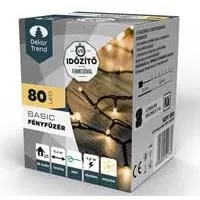 Kliknite za detalje - Novogodišnje lampice na baterije Toplo bela 80 LED KDT 081