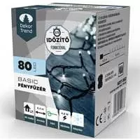 Kliknite za detalje - Novogodišnje lampice na baterije Hladno bela 80 LED KDT 082