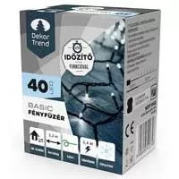 Kliknite za detalje - Novogodišnje lampice na baterije Hladno bela 40 LED KDT 042