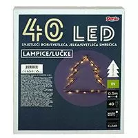 Kliknite za detalje - Svetleća jelka sa 40 LED lampica