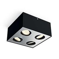 Philips BOX LED spot svetiljka crna 4x4.5W