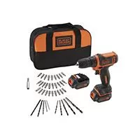 Kliknite za detalje - Black + Decker akumulatorska bušilica odvijač BDCDD121BSA