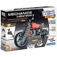 Kliknite za detalje - CLEMENTONI Science and Play MECHANICS Mehanika MOTOCIKL Roadster Dragster CL75030