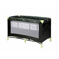 LORELLI Prenosivi krevetac Krevet torba VERONA 1 nivo Black and Green Dots AV10080262079   