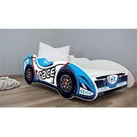 Dečiji krevet sa dušekom i letvicama formula 1 Race car 160x80cm