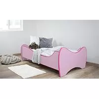 Kliknite za detalje - Dečiji krevet sa dušekom i letvicama middi colour pink 160x80 cm