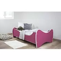 Kliknite za detalje - Dečiji krevet sa dušekom i letvicama middi colour fuchsia 160x80 cm