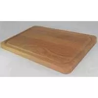 Kliknite za detalje - Kuhinjska daska sa kanalom 400 x 250 x 15 mm od hrasta