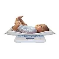 Momert Vaga za bebe I decu M6246 - Vaga koju mogu koristiti bebe I mala deca. Podloga za bebu presvučena mekanom tkaninom. Kapacitet: 20kg, Gradacija: 10g.