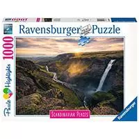 Kliknite za detalje - Ravensburger Slagalica 1000 delova - Vodopad Haifos, Island 16738