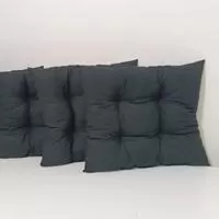 Kliknite za detalje - Pamučni Podmetač Za Stolicu 50 x 50 cm Black