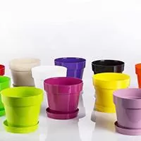 Kliknite za detalje - Crystal saksija 14 cm crna