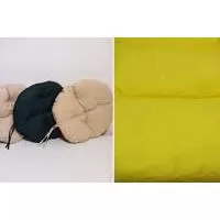 Kliknite za detalje - Okrugli jastuk sedalica za stolice 50 cm - Yellow