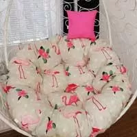 Kliknite za detalje - Jastuk Za Jaje Baštensku Ljuljašku 120 cm Flamingo