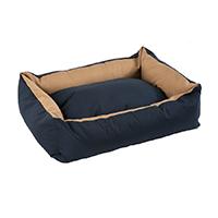 Kliknite za detalje - Pet Line Krevet za pse Square Navy - Beige 65cm 38-3