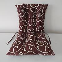 Jastuk Za Stolicu Sa Naslonom 1 kom. 40 x 80 cm BROWN ORNAMENT