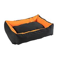Kliknite za detalje - Pet Line Krevet za pse Square Black-Orange 65cm 26-2