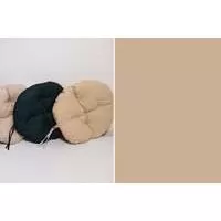 Kliknite za detalje - Okrugli jastuk sedalica za stolice 50 cm - Beige