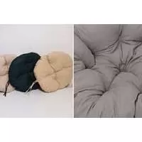 Kliknite za detalje - Okrugli jastuk sedalica za stolice 50 cm - Grey