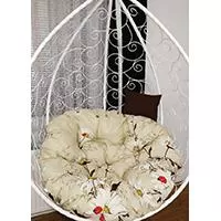 Kliknite za detalje - Jastuk Za Jaje Baštensku Ljuljašku - 100 cm BELE RADE